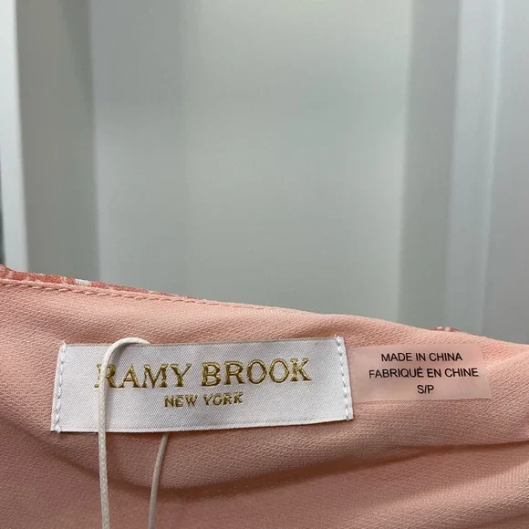 NWT  Ramy Brook Sandra Silk Blend Mini Dress ~ Size M - Picture 5 of 5